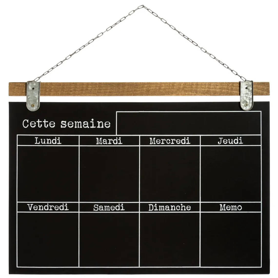 Memo Semainier Ardoise LASSOL | 3 Suisses